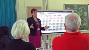 Ann King from SEQOL showing how many Autistic People want work
